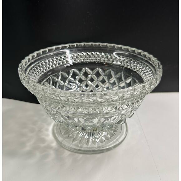 Vintage Wexford Candy Dish Bowl by Anchor Hocking 6 5/8 inch Footed - Picture 6 of 11